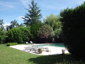 Alberca al aire libre 