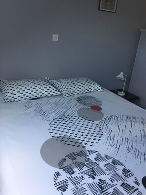 1 chambre, fer et planche à repasser, Wi-Fi, draps fournis