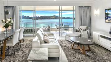 Appartement, 1 chambre, vue océan (1306) | Coin séjour