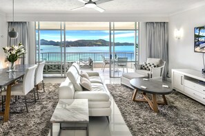 Appartement, 1 chambre, vue océan (1306) | Coin séjour