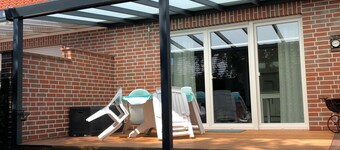 Luxury apartment on the North Sea coast, sauna, terrace, garden, quiet location, WiFi