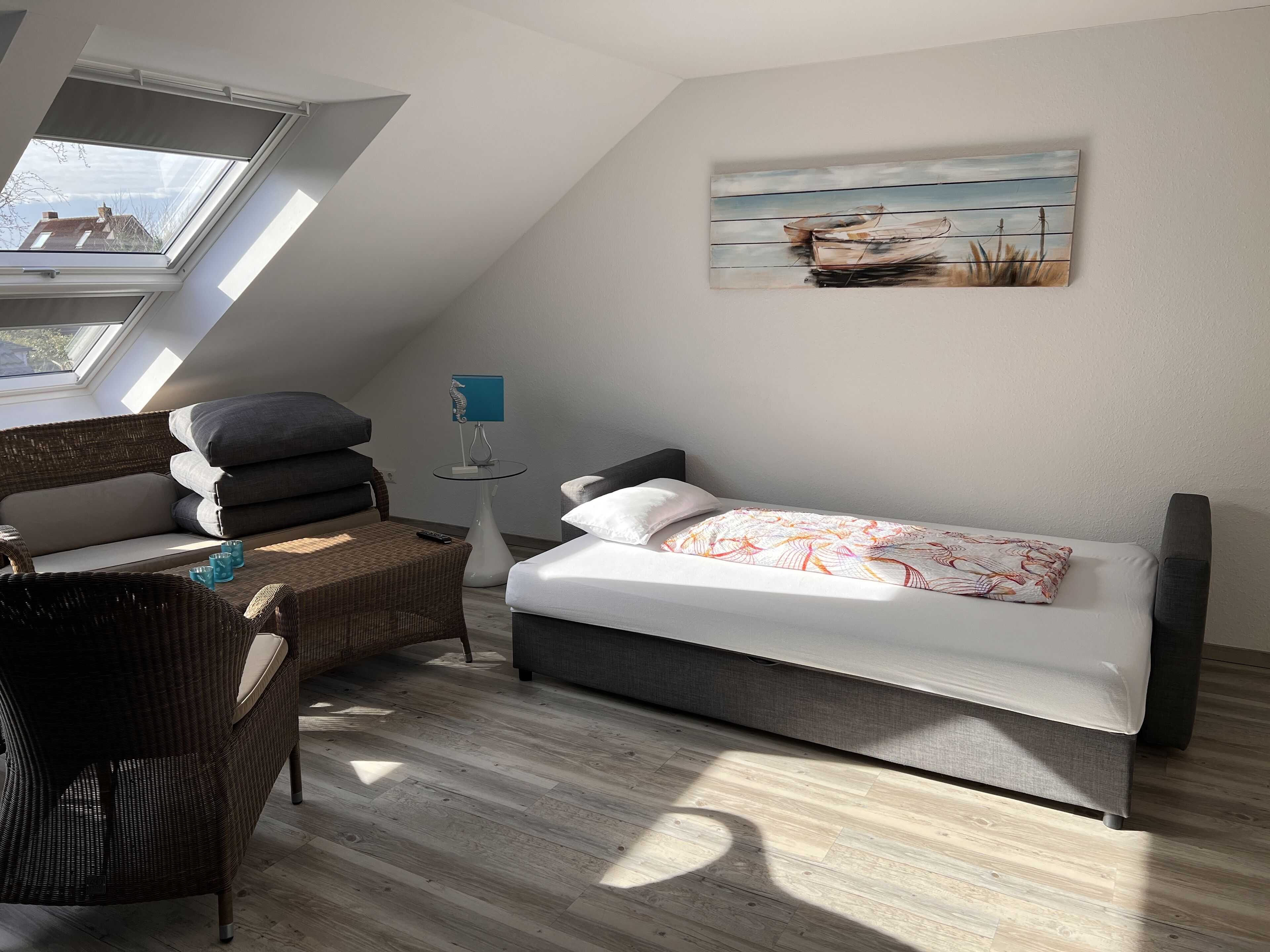 2 bedrooms, iron/ironing board, travel crib, free WiFi