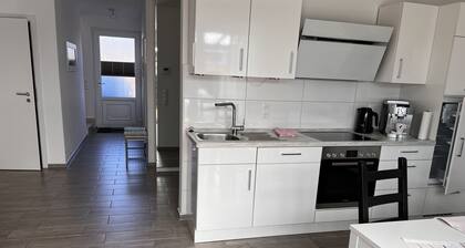 Apartamento de lujo en la costa del mar del Norte, sauna, terraza, jardín, zona tranquila, WiFi
