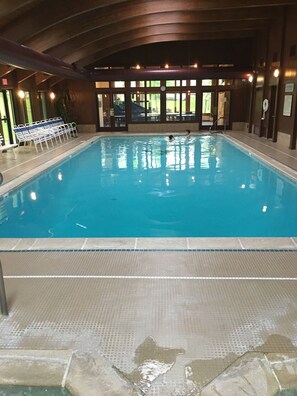 Indoor pool, outdoor pool