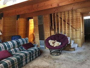 Tv, pejs, dvd-afspiller, stereoanlæg