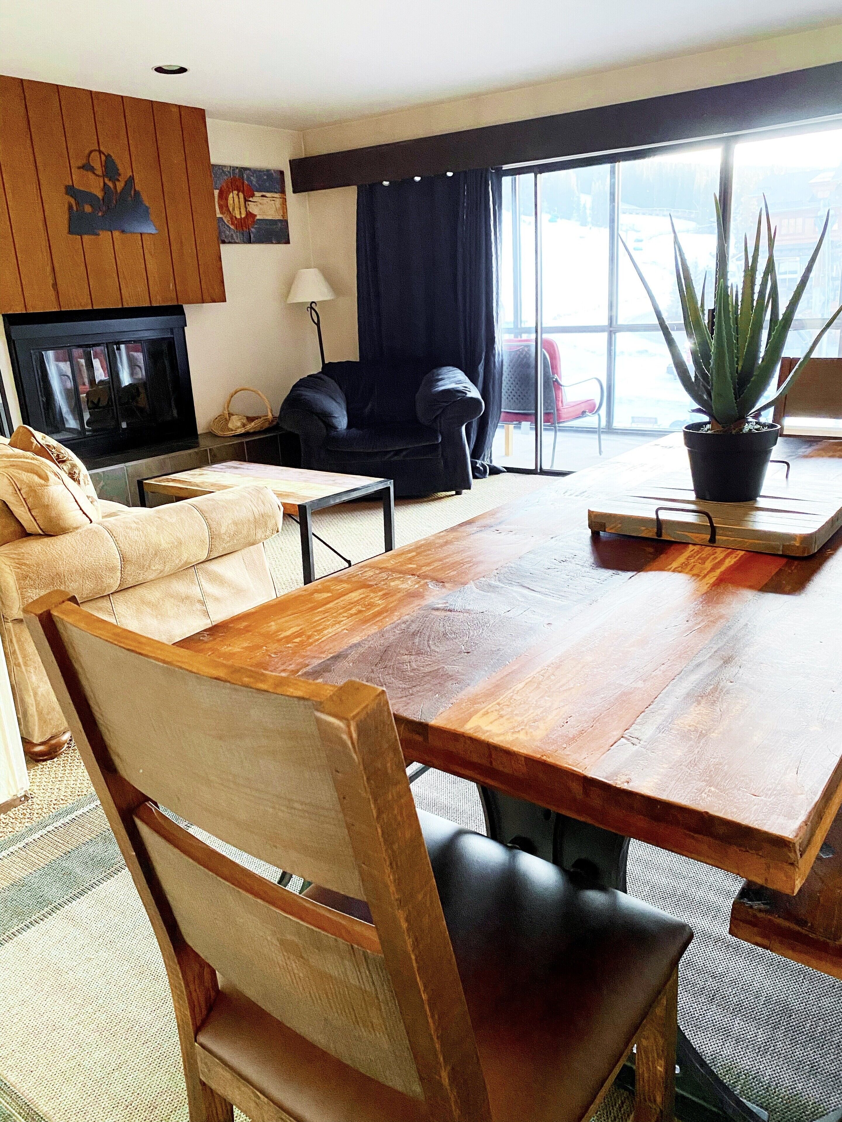 Ski In/Out Center Village Copper Mountain Condo 1br/2ba, Sleeps 6