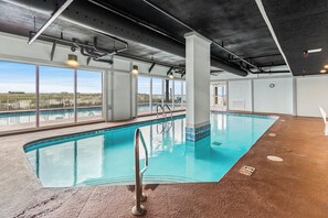 Indoor pool, a heated pool