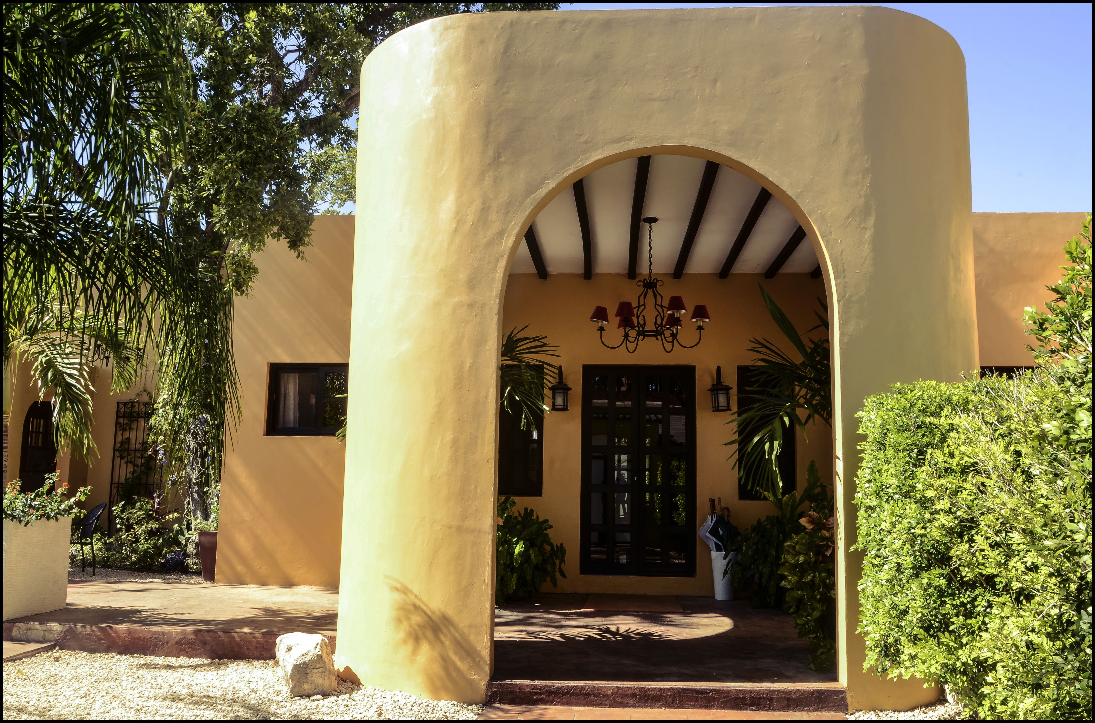 Entrada de la propiedad