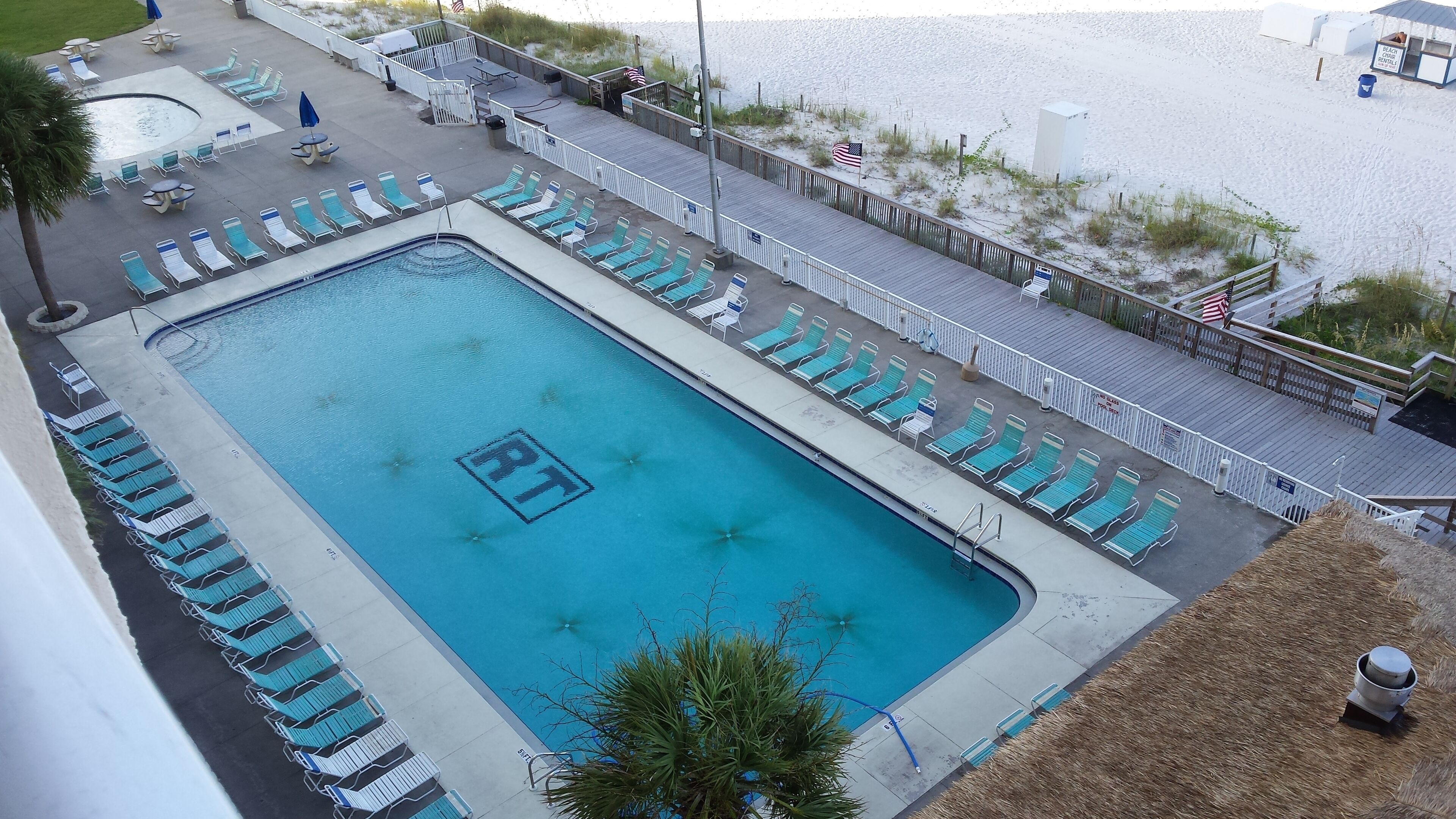 east pool 
(not a view from my condo)