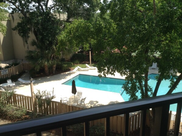 Indoor pool, outdoor pool
