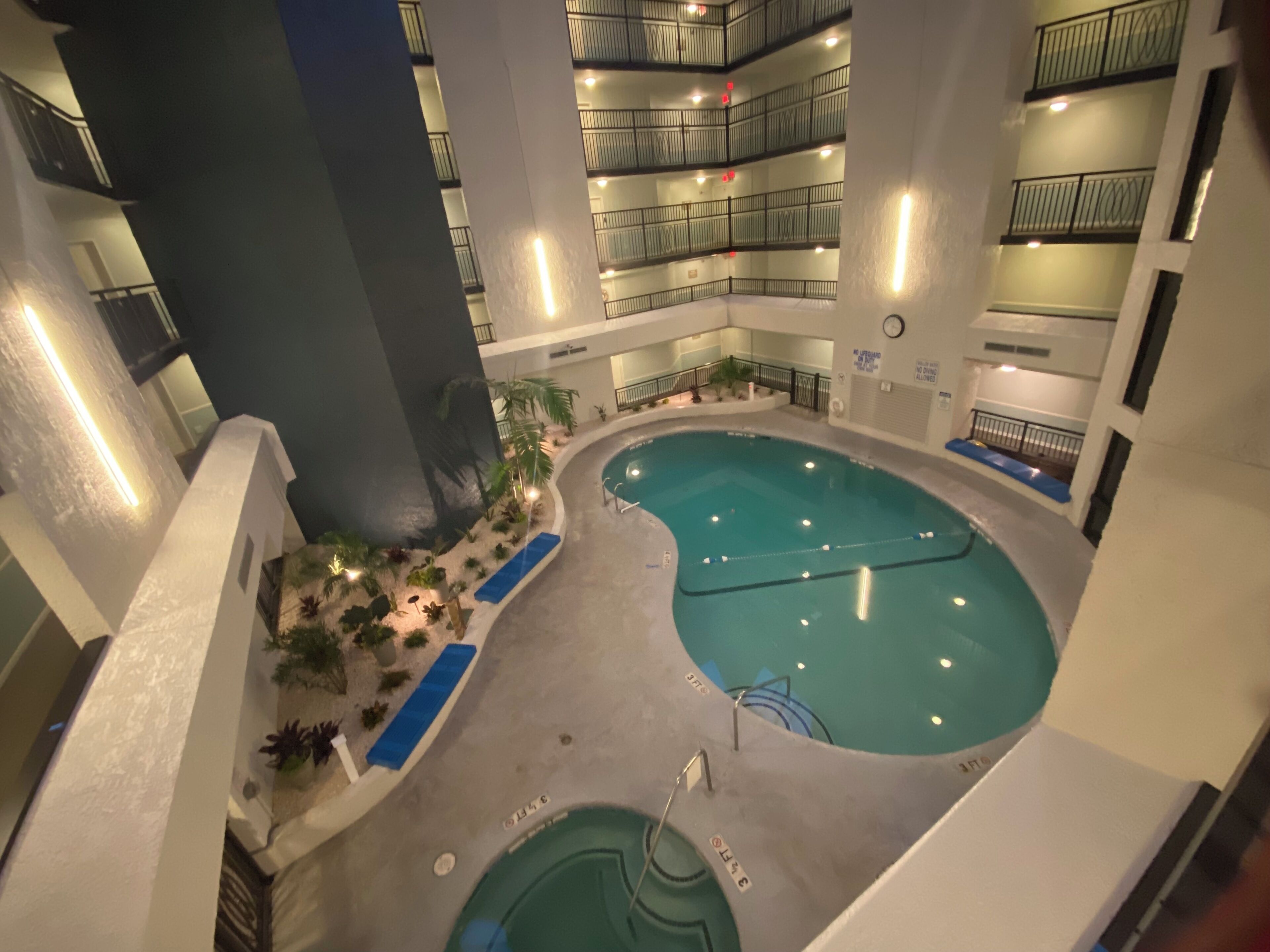 Indoor pool, outdoor pool