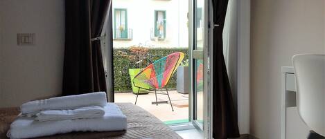 Exclusive Double or Twin Room, Terrace, City View