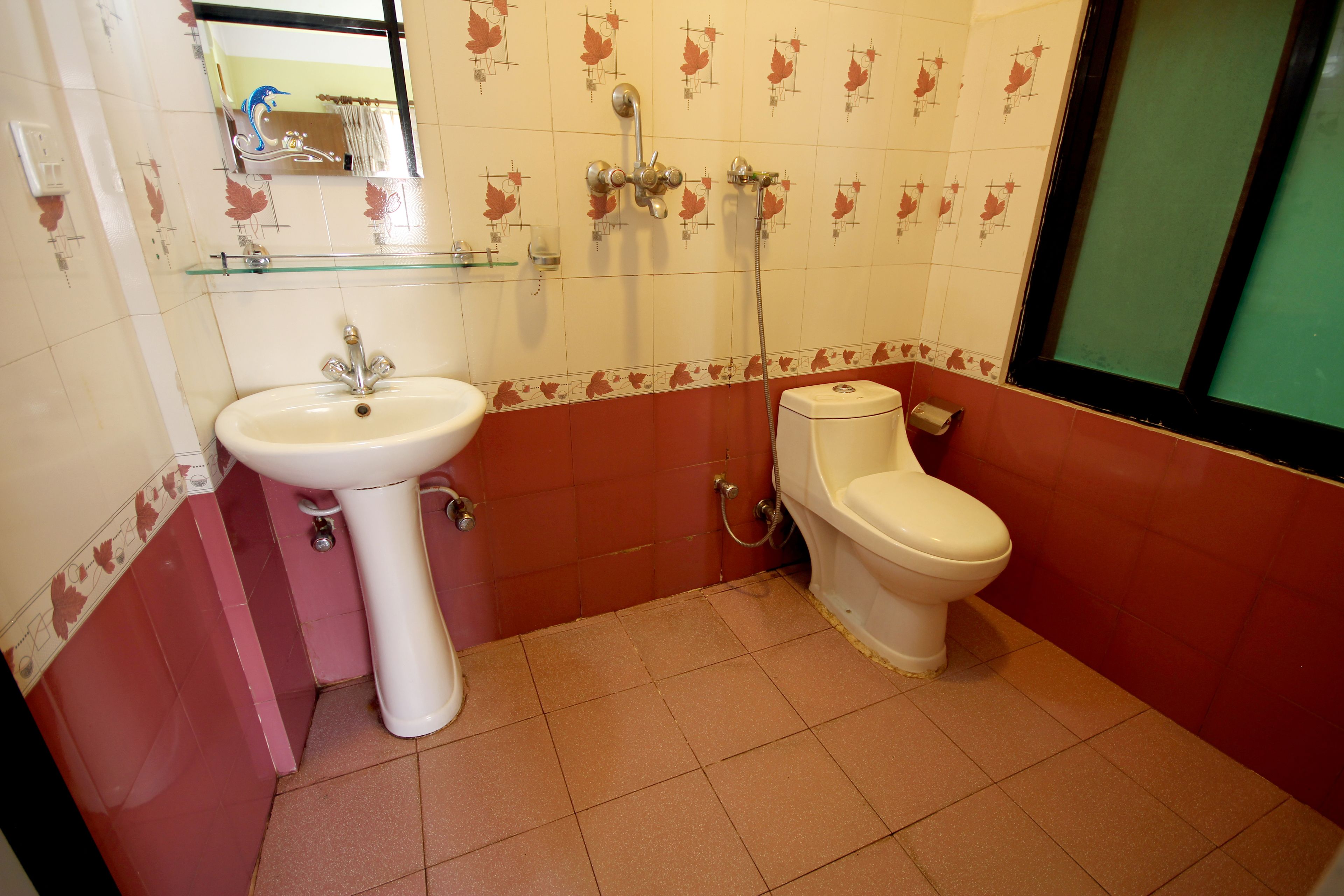 free toiletries, hair dryer, towels