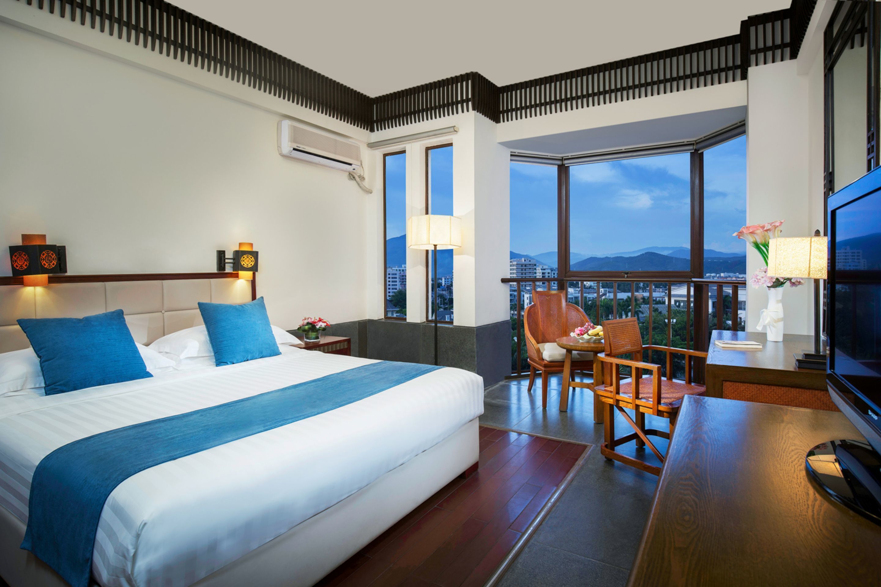 in-room safe, desk, blackout curtains, iron/ironing board