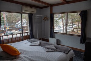King Shared Bathroom | Free WiFi, bed sheets - Powder Temple (Hakuba)