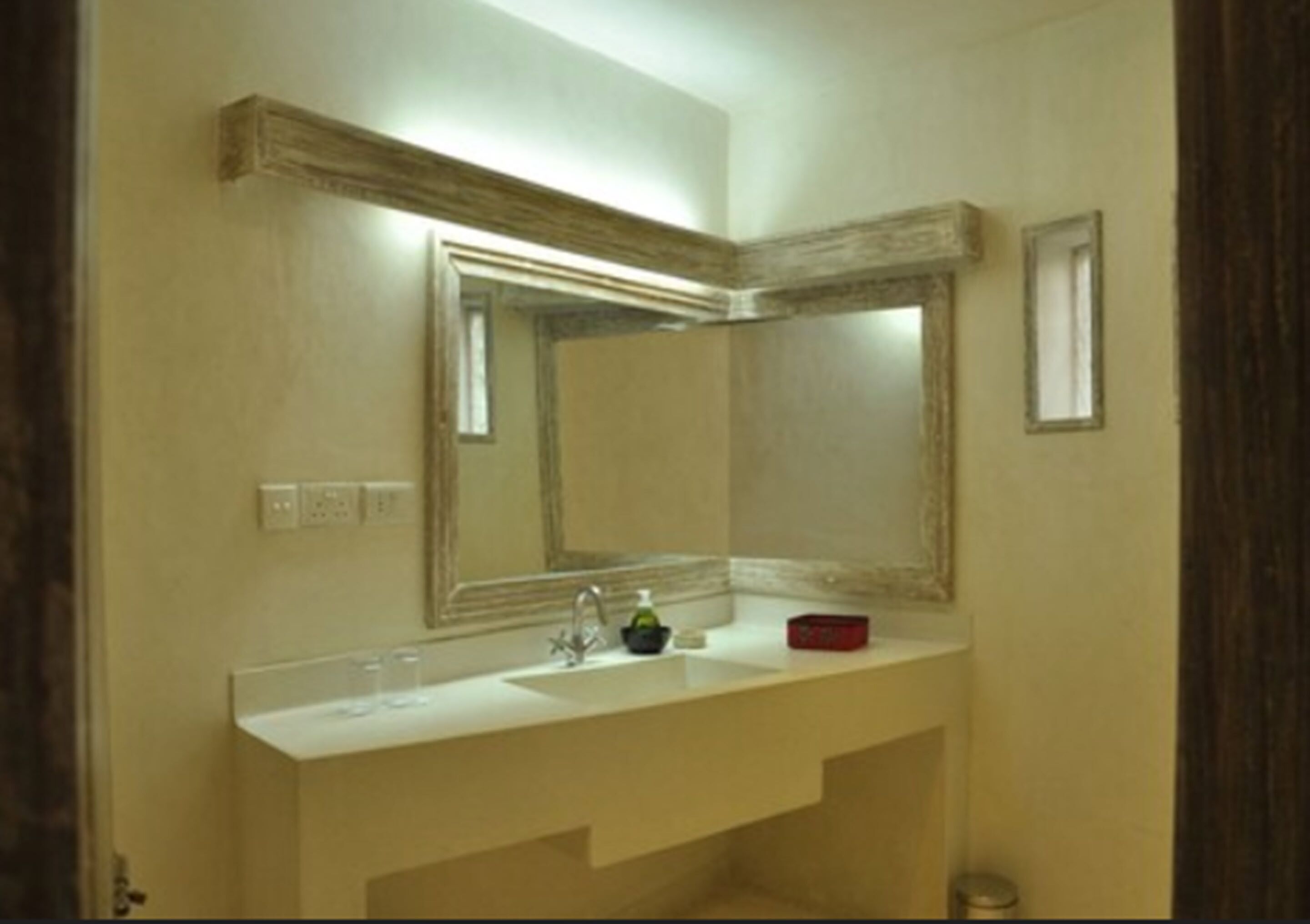 family suite, 2 bedrooms, private pool | bathroom sink