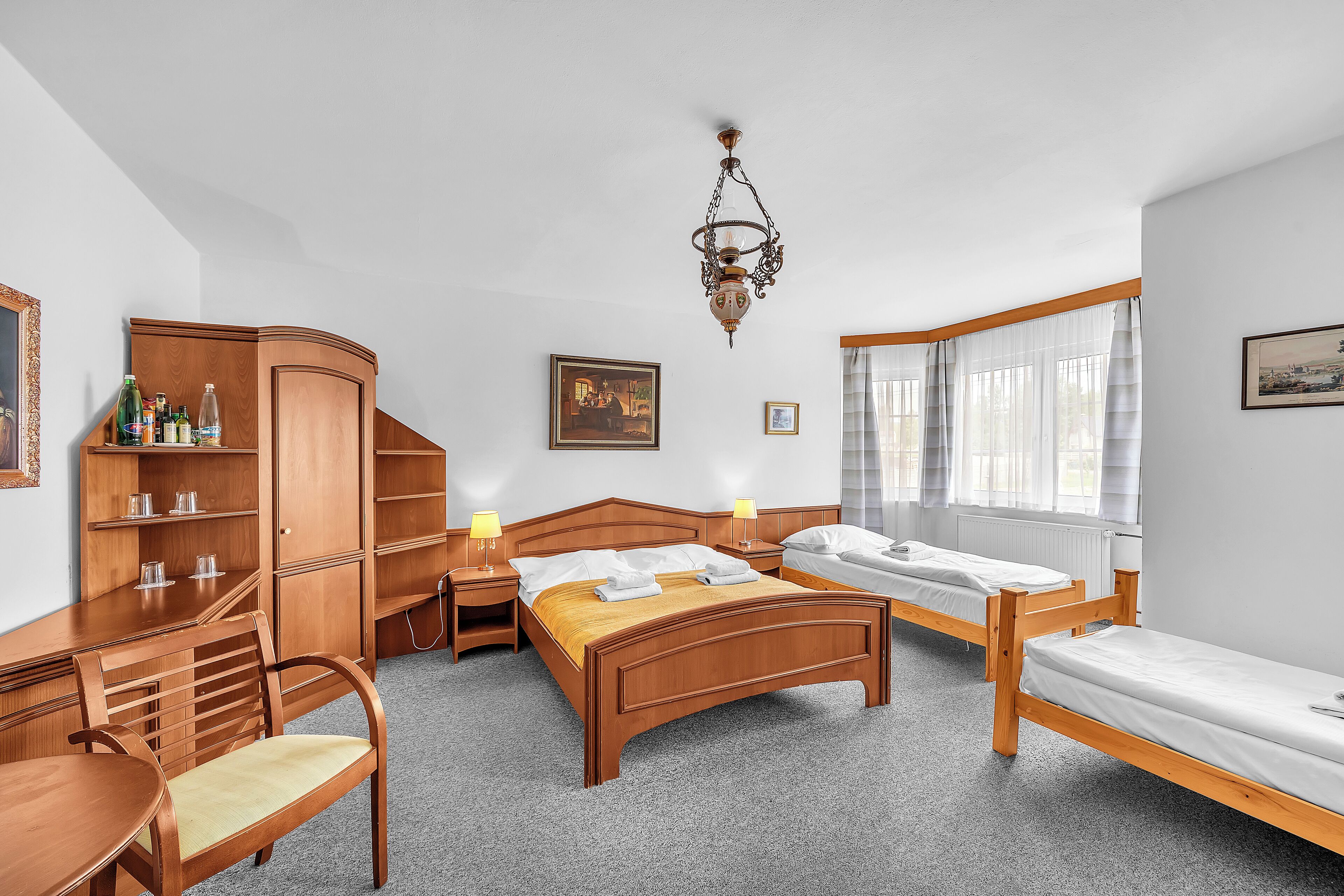 Family Quadruple Room (No:100) | Minibar, in-room safe, laptop workspace, soundproofing