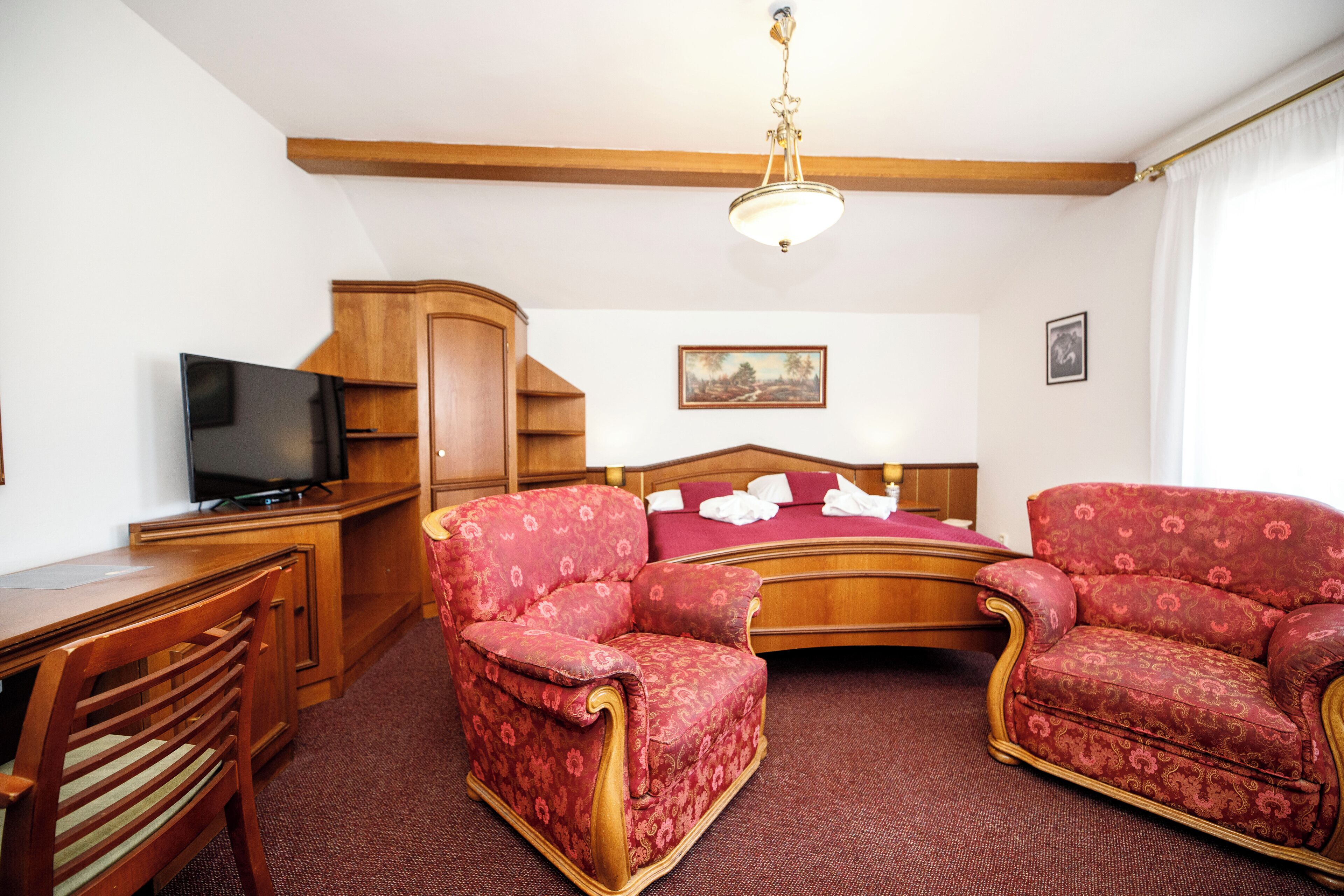 Family Triple Room, 1 Bedroom (No:200) | Minibar, in-room safe, laptop workspace, soundproofing