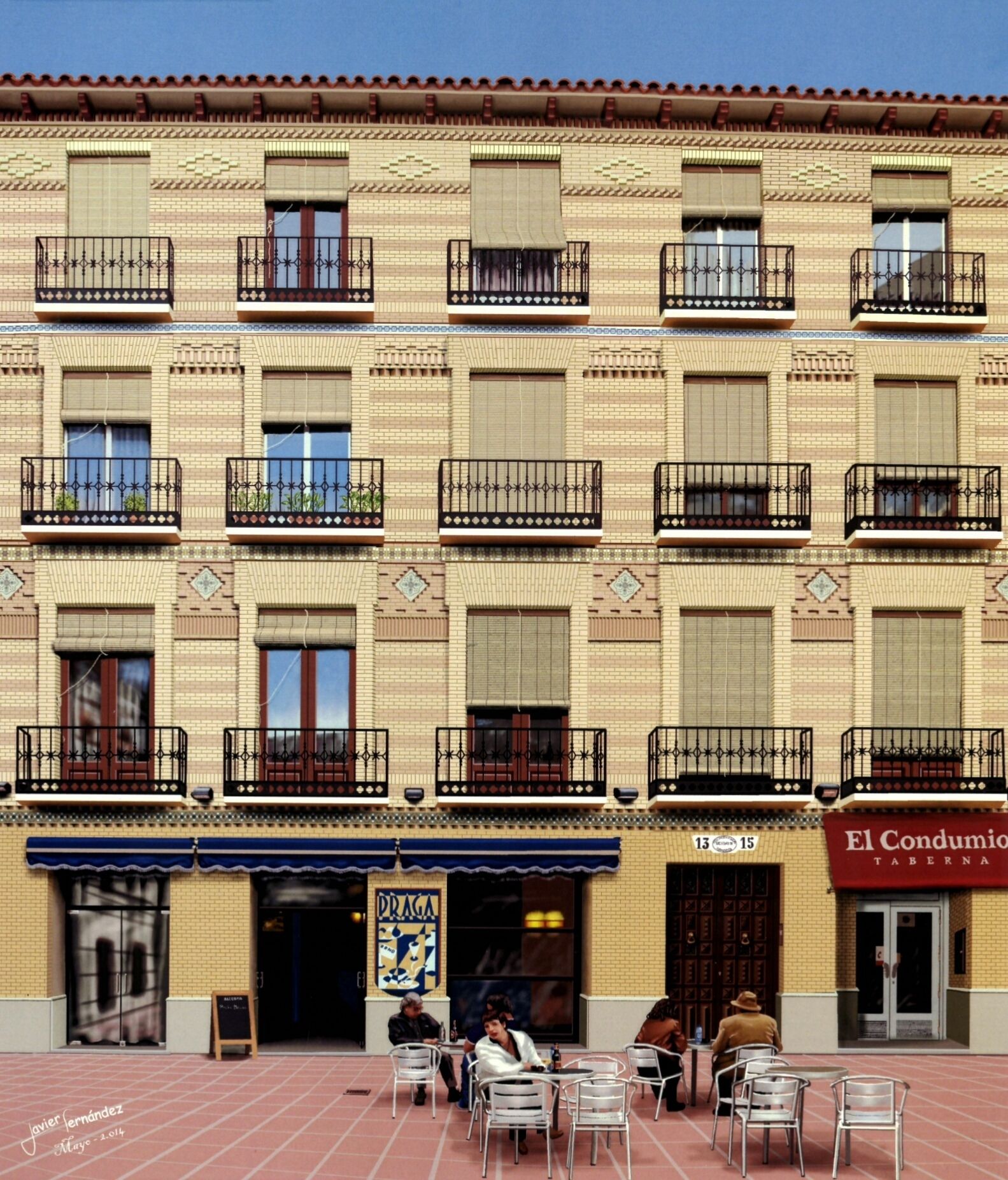 Façade de l’hébergement