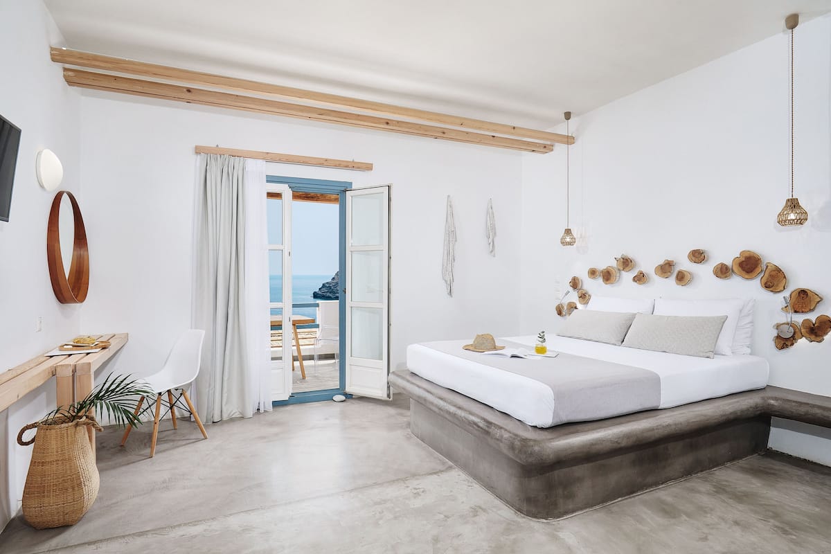 superior room, sea view (panoramic) | egyptian cotton sheets, hypo-allergenic bedding, pillow-top beds