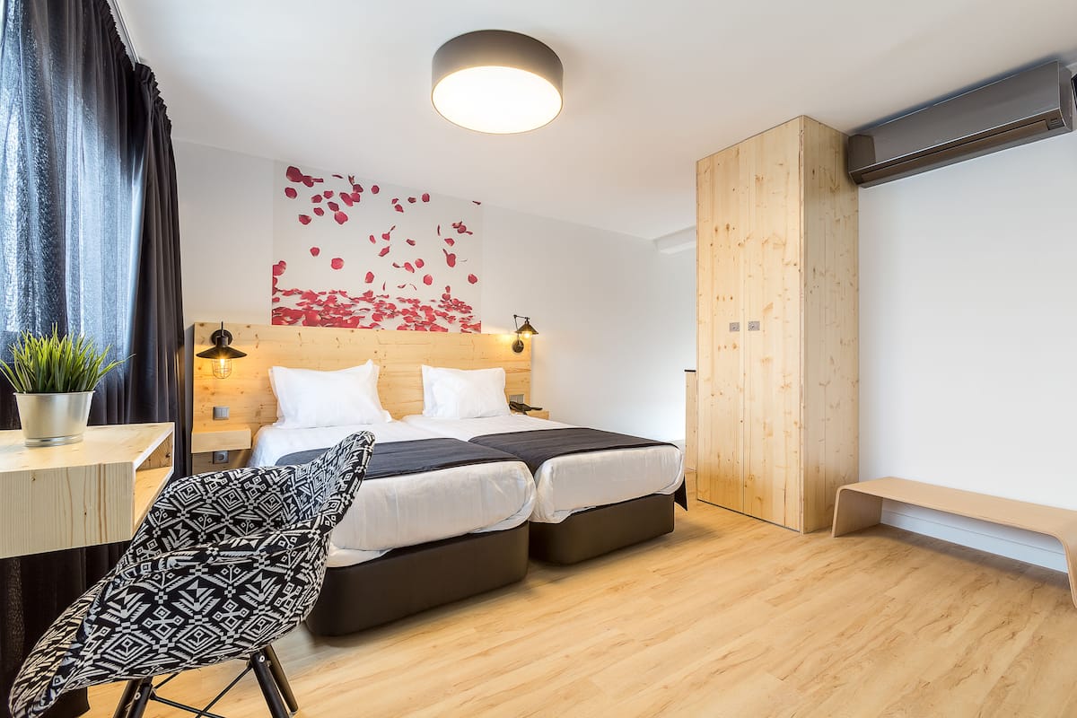 double or twin room | minibar, in-room safe, desk, blackout curtains