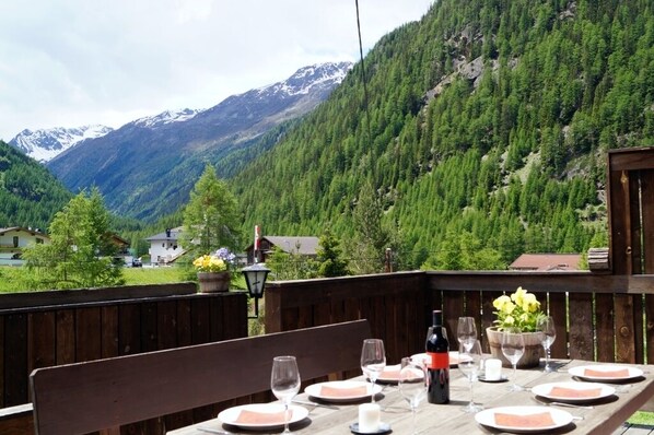 Romantic Chalet | View from room - Chalet s'Tyrolia (Soelden)