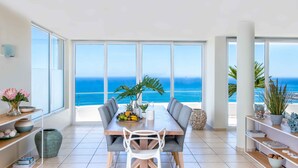 Loftsleilighet – exclusive, 3 soverom, havutsikt, ved fjell | Spisestue