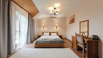 Seprai premium, minibar, brankas, dan Wi-Fi gratis