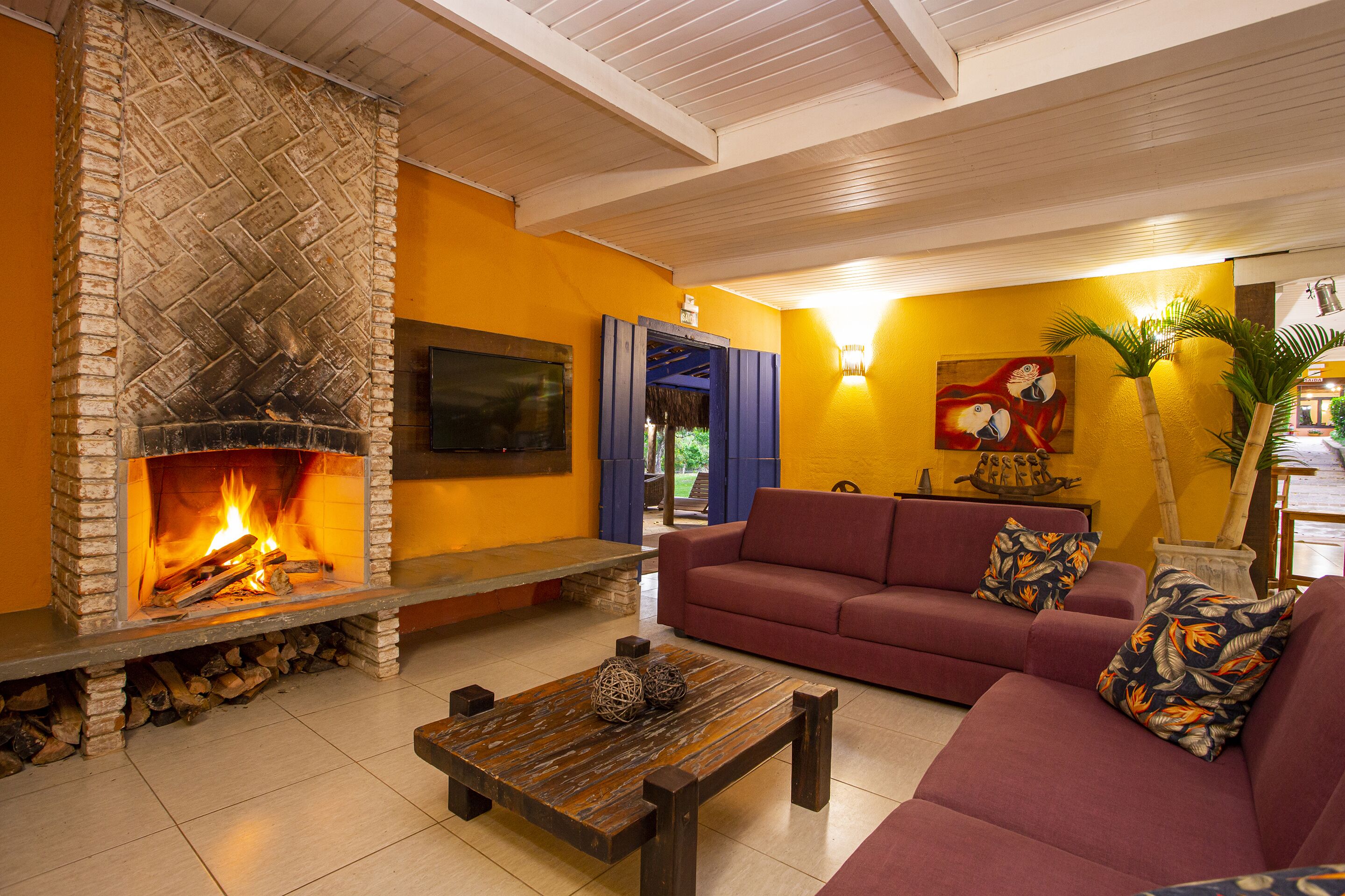 Sala de estar en el lobby