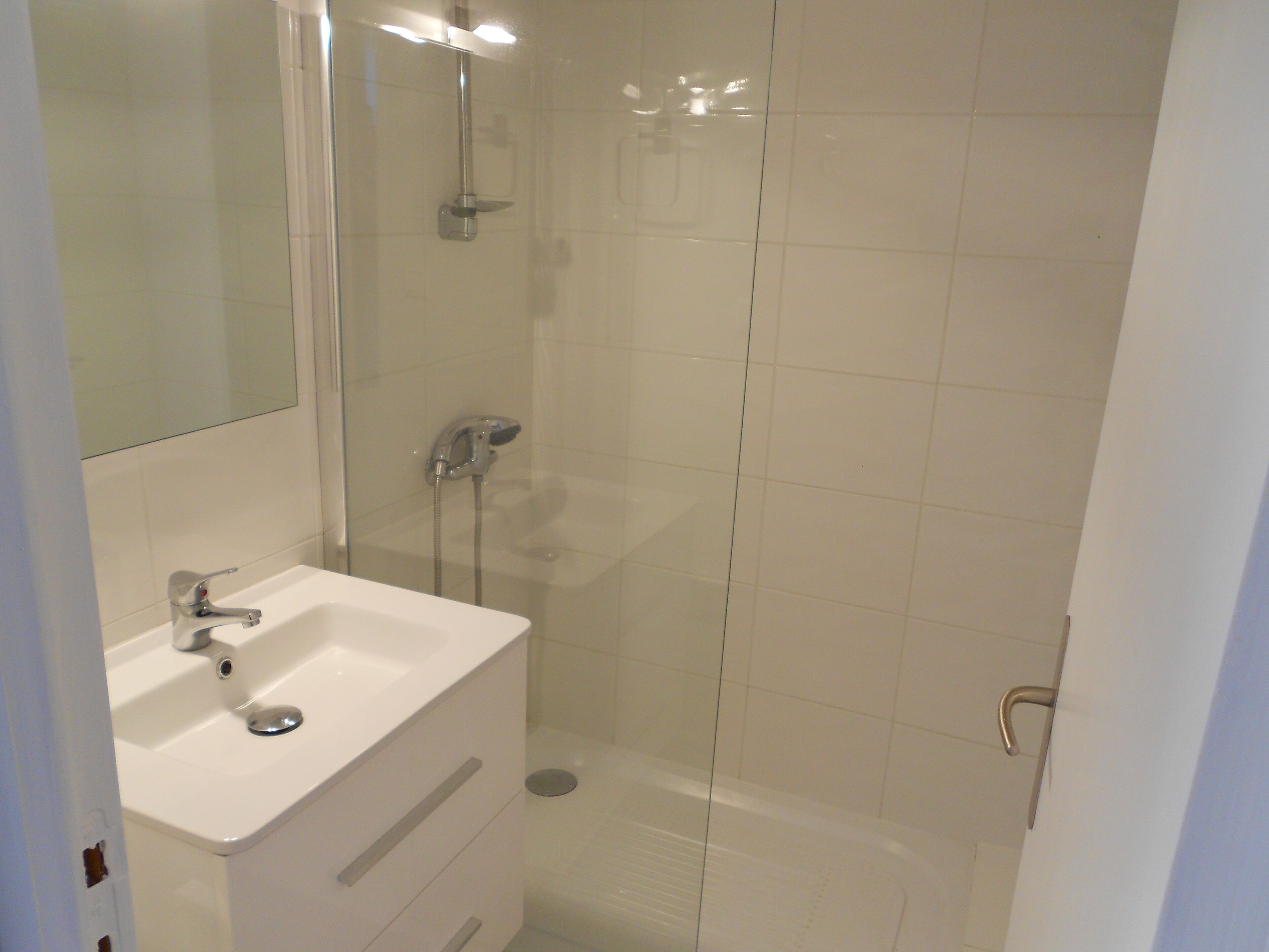 Hair dryer, towels, toilet paper