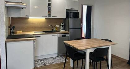 Hautes-Pyrénées Studio, ruhigen Gebäude, privater Parkplatz, nahe dem Zentrum