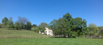Beautiful cottage in the countryside in Ronchamp near the Corbusier architect