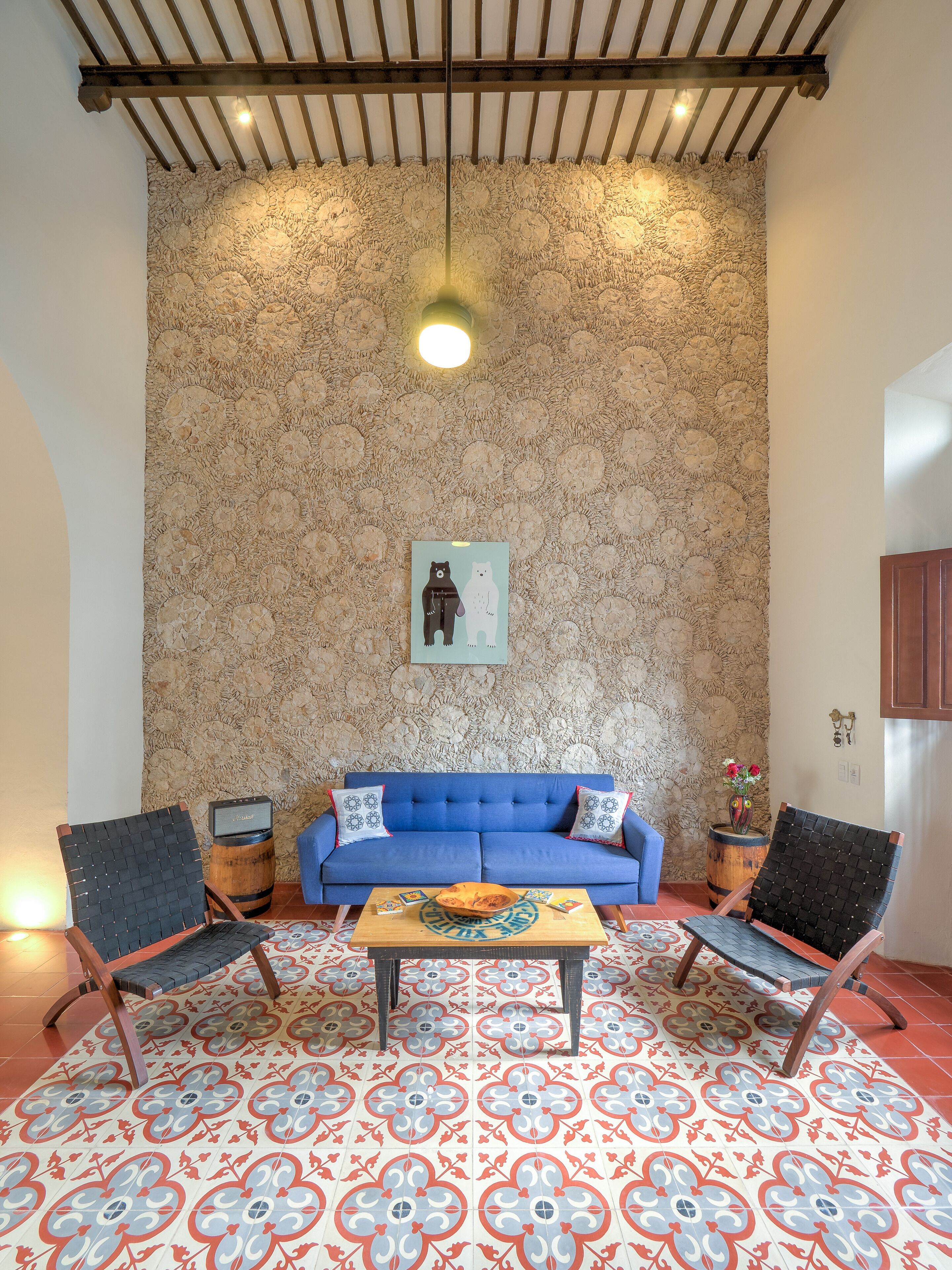 Smart-tv och en stereo