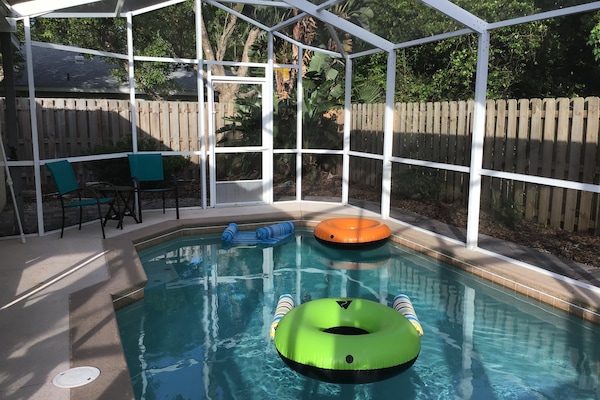 Imagine coming home to your own private heated swimming pool.