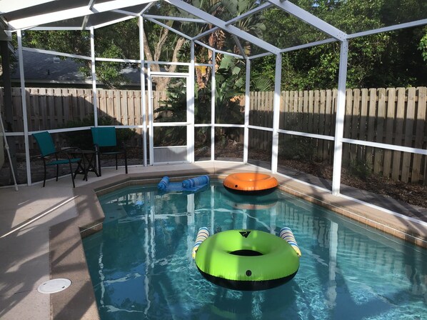 Outdoor pool, a heated pool - Cosy Home with Heated Pool (Edgewater)