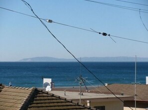 On the beach, sun-loungers, beach towels