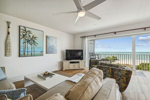 Smart TV, DVD player, books, stereo