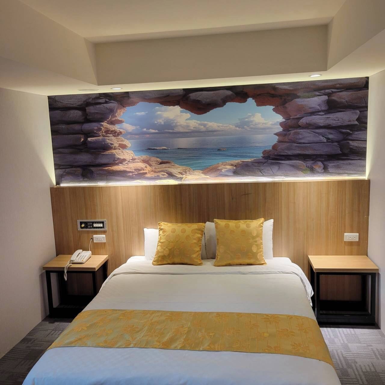 minibar, desk, blackout curtains, soundproofing