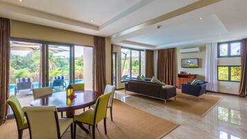 Villa Superior - 3 sovrum - utsikt mot poolen | Utsikt frÄn rummet