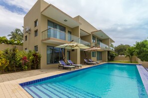 Superior Villa, 3 Bedrooms, Pool View | Pool | 2 outdoor pools, pool umbrellas, pool loungers - Ngalawa Hotel & Resort (Bububu)