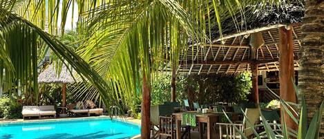 2 outdoor pools, pool umbrellas, sun loungers