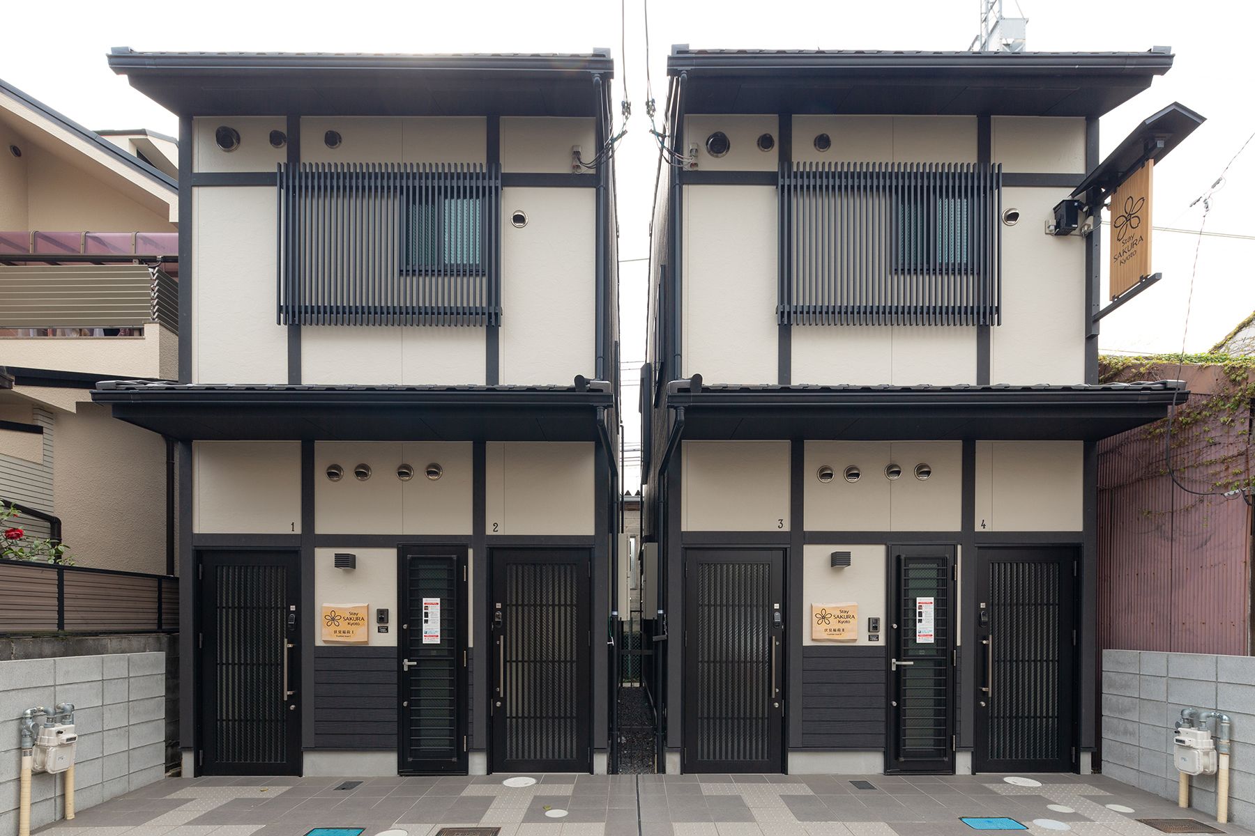 ด้านหน้าที่พัก