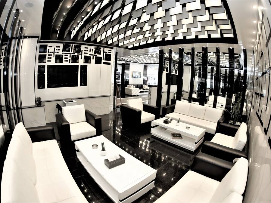 Sala de estar en el lobby