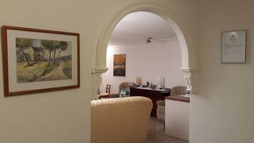 Apartment, 2 Bedrooms, 2 Bathrooms | Living area | 80-cm flat-screen TV with cable channels, LED TV, DVD player