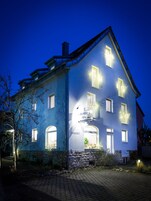 Front of property - evening/night