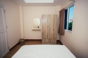 Family Room, 2 Queen Beds, Private Bathroom | Free WiFi, bed sheets - Small Space Cafe and Hostel (Bangkok)