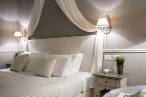 Habitación con 1 cama matrimonial o 2 individuales | Ropa de cama de alta calidad, edredón y camas con efecto memoria 