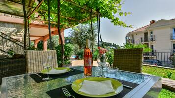 Voorkant van accommodatie