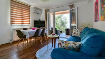 Lägenhet Executive - 2 sovrum - balkong - havsutsikt | Vardagsrum