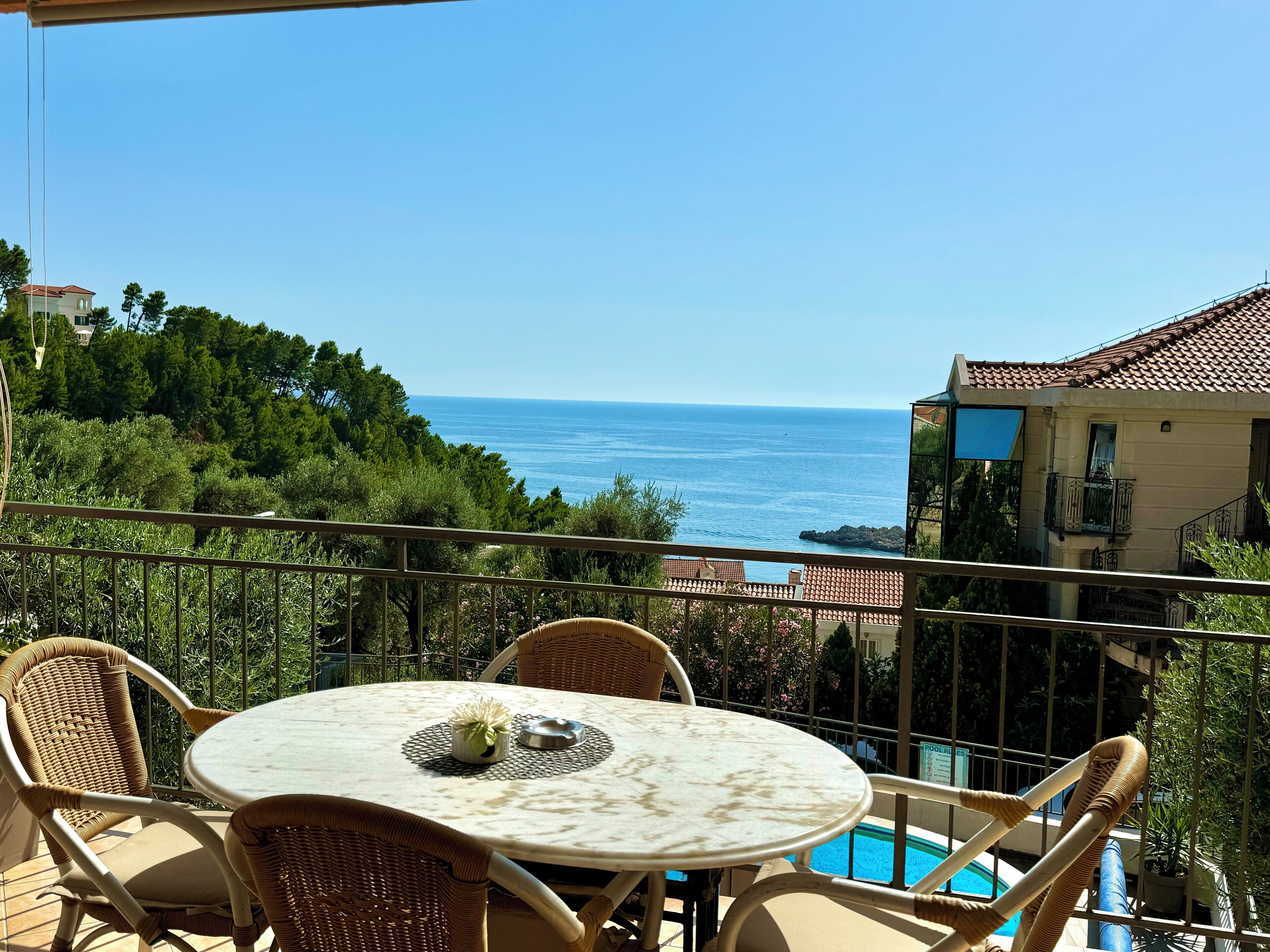 Studio-suite - balkon - havudsigt | Balkon